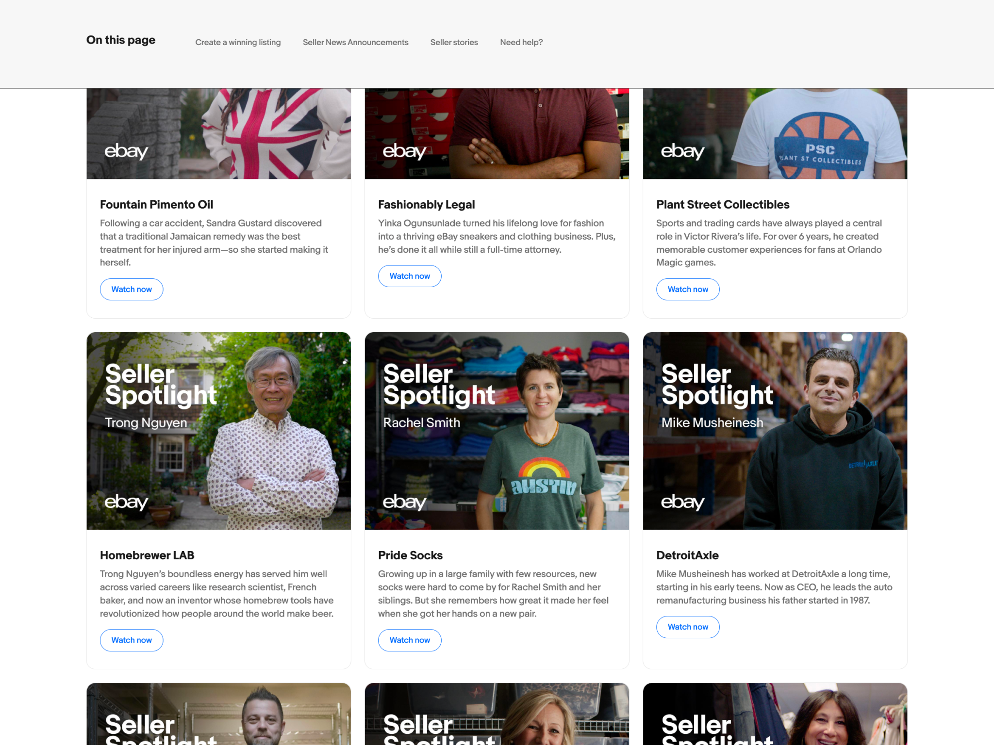 Small Business Saturday, detail