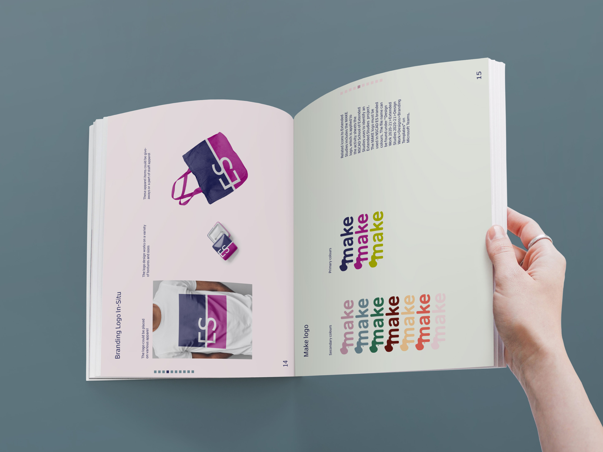 NSCAD Extended Studies brand, process